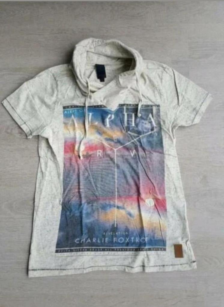Leuk shirt, Kleding | Heren, T-shirts, Ophalen of Verzenden, Gedragen, Maat 46 (S) of kleiner, Grijs