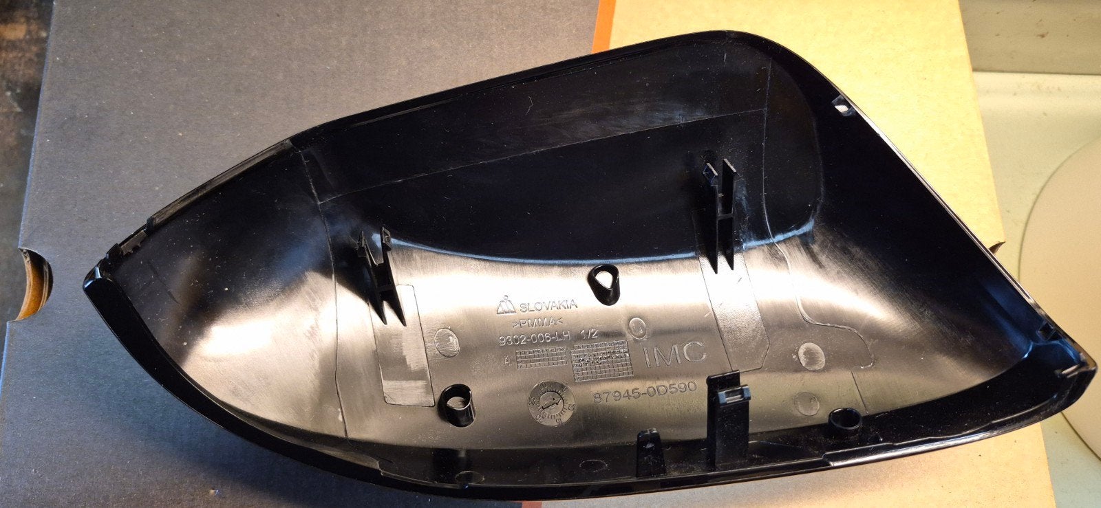 Zwarte spiegelkap links voor Toyota Yaris 2021 en later, Auto-onderdelen, Ophalen of Verzenden, Nieuw, Toyota