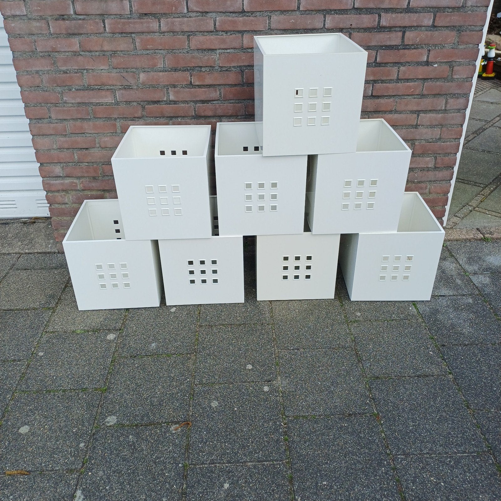 Ïkea lekman bakken voor kallax en expedit vakkenkast kastl, Doe-het-zelf en Verbouw, Kratten en Dozen, Ophalen, Minder dan 50 cm