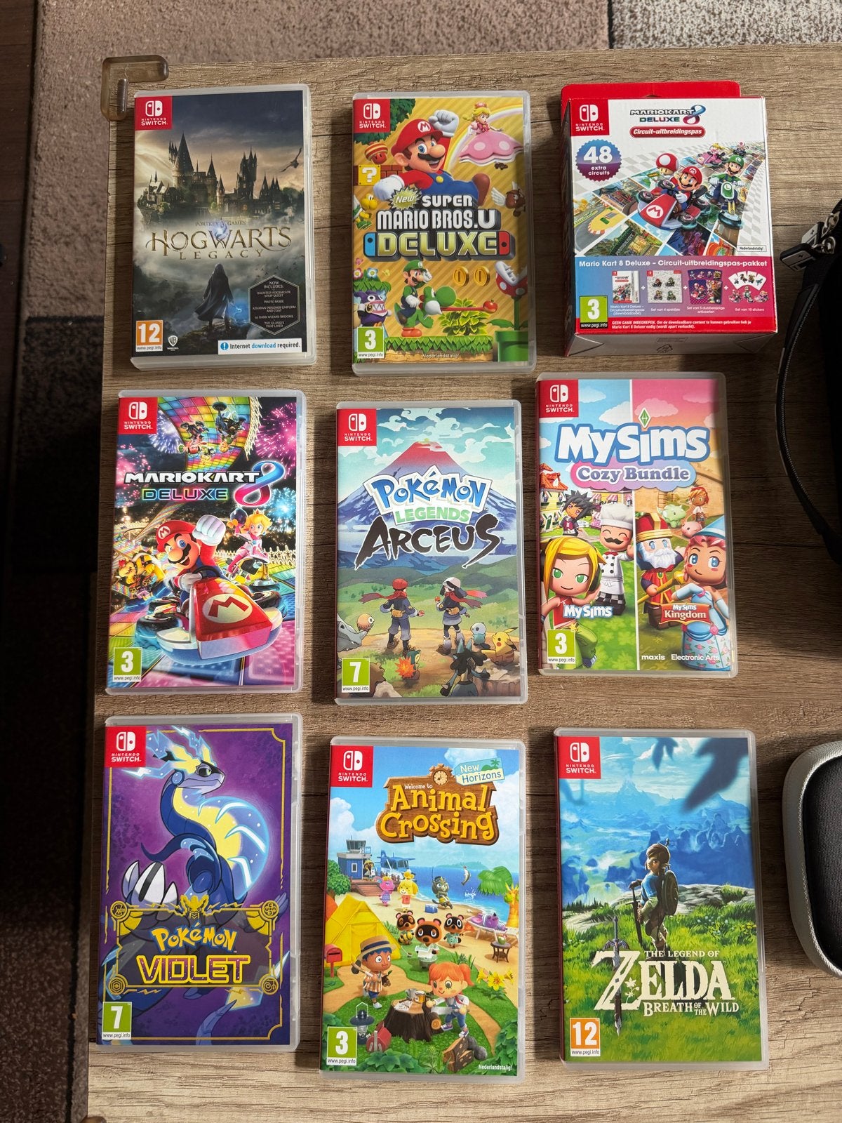 Nintendo Switch OLED + 9 games + accessoires – Complete set, Spelcomputers en Games, Spelcomputers | Nintendo Switch, Zo goed als nieuw