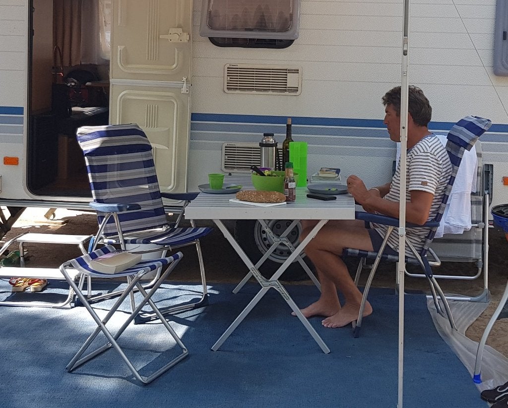 camping tafel, Ophalen, Gebruikt, Campingtafel