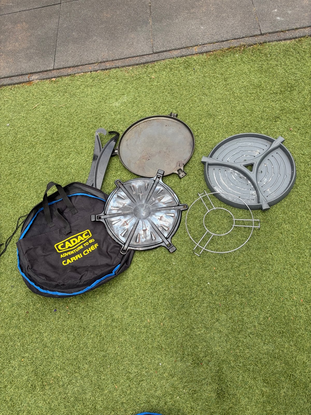 Cadac Carri Chef 2 BBQ/Skottelbraai met accessoires, Ophalen of Verzenden, Gebruikt