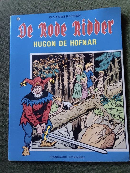 De Rode Ridder - Hugon de Hofnar (Willy Vandersteen), Gelezen, Willy Vandersteen, Eén stripboek, Ophalen of Verzenden