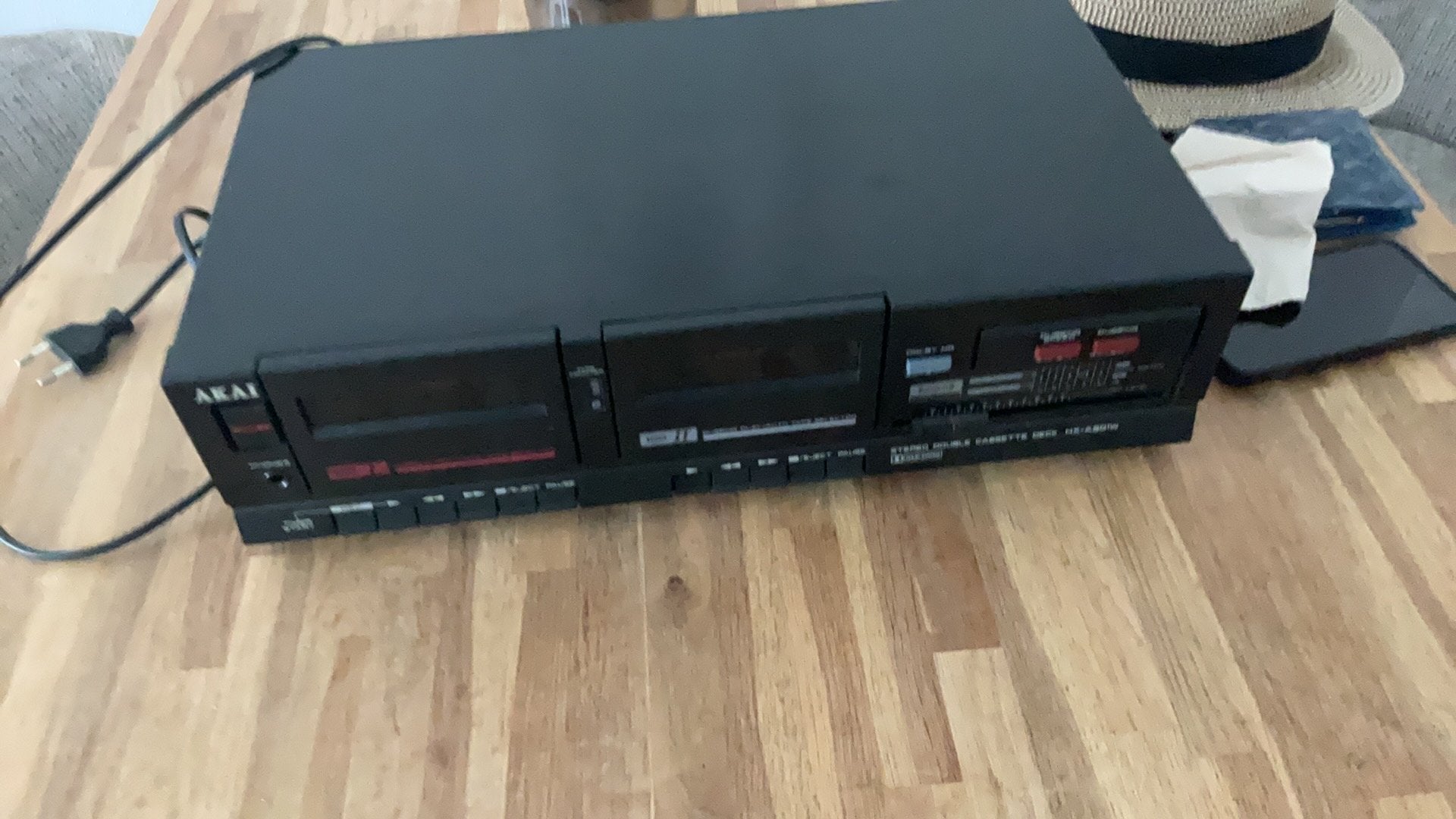 Akai cassettedeck HX-A301W, Ophalen of Verzenden, Akai