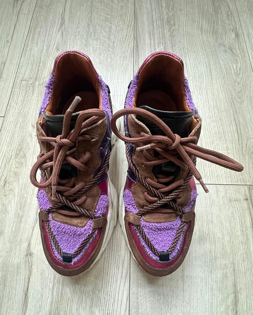 Dwrs leren sneakers, Overige kleuren, Ophalen of Verzenden, Sneakers of Gympen, Gedragen