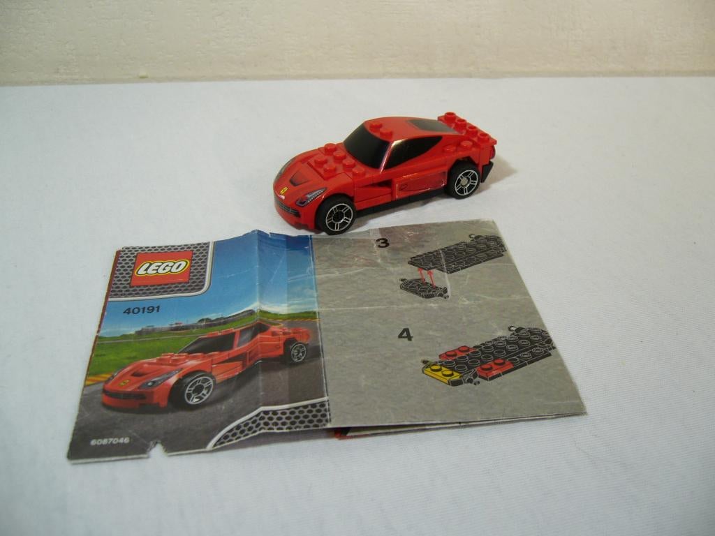 Lego Racers 40191 Ferrari F12 Berlinetta, Gebruikt, Ophalen of Verzenden, Racers, Complete set