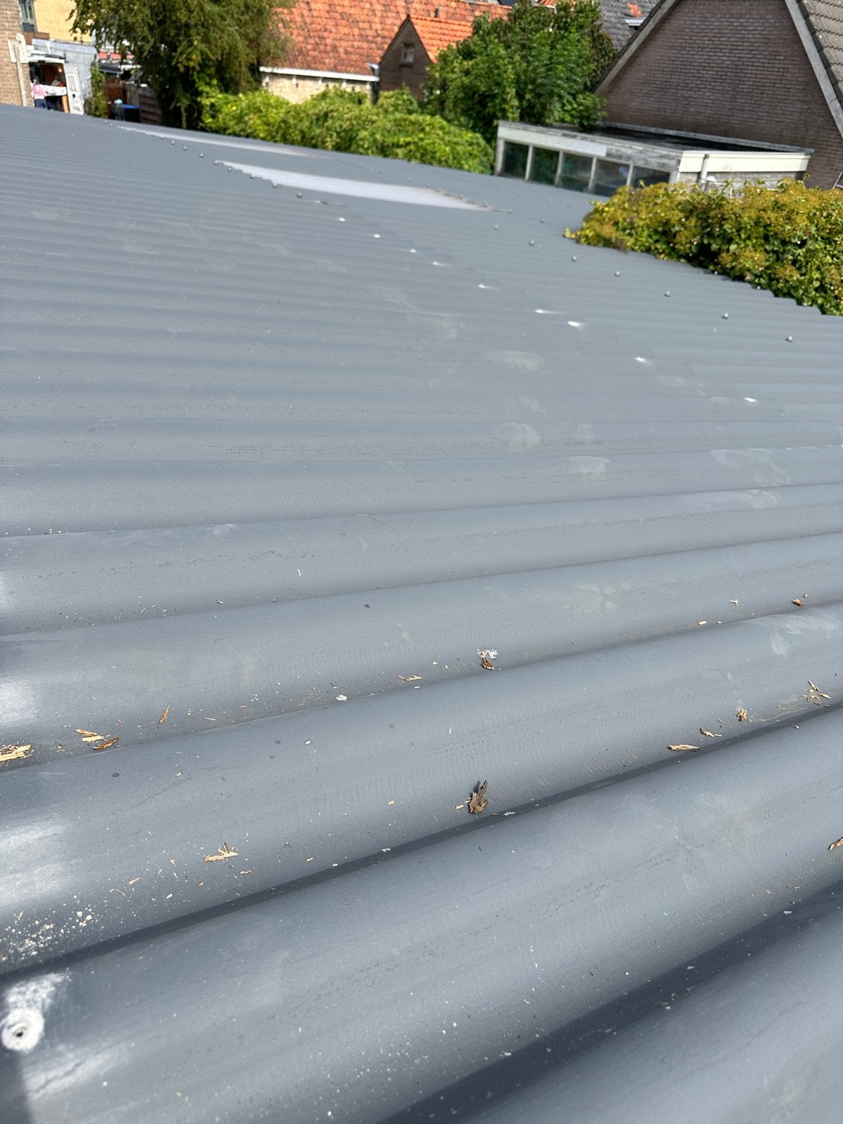 Asbestvrije vezelcement golfplaten, ca. 30 m2, Ophalen, Overige materialen, Gebruikt, 15 m² of meer