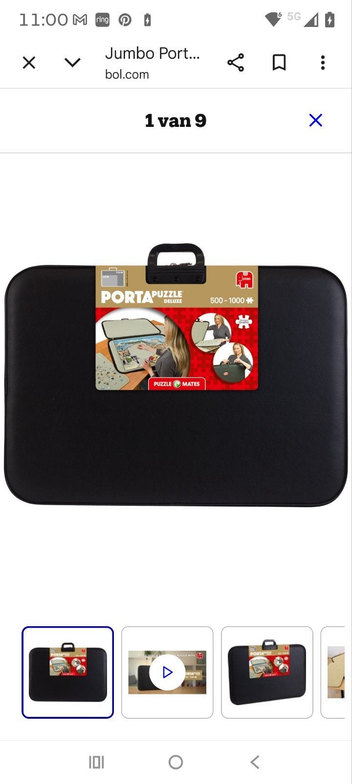 Portapuzzle Deluxe voor 500-1000 stukjes, Hobby en Vrije tijd, Ophalen, 500 t/m 1500 stukjes, Nieuw, Overige typen