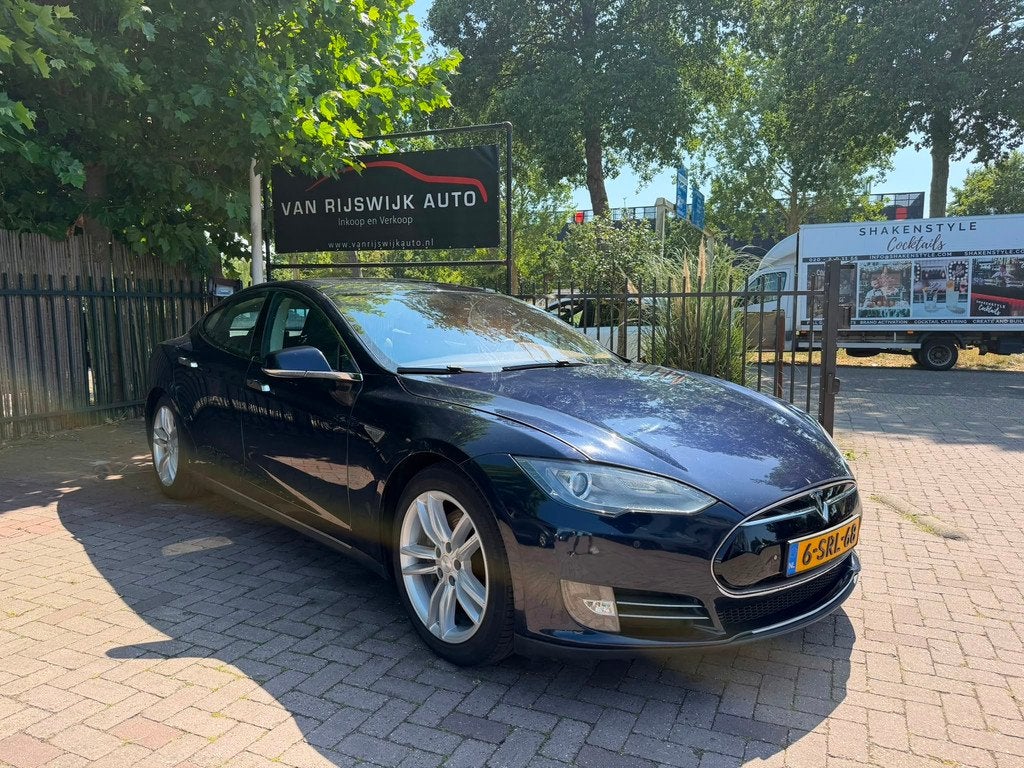 Tesla Model S 85 Base SOH86% Pano Nav Xenon Leder, Auto's, Tesla, Bedrijf, Te koop, Model S, ABS, Airbags, Airconditioning, Alarm