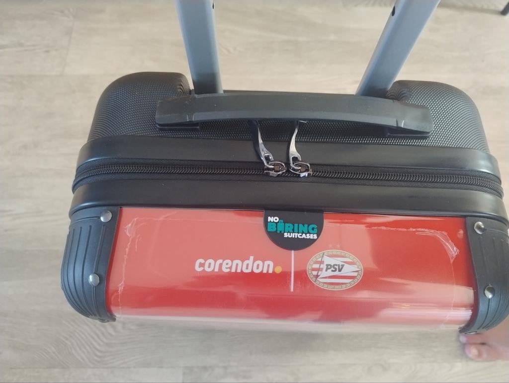 PSV hand koffer, nog nieuw in doos., 50 tot 60 cm, Hard kunststof, Ophalen of Verzenden, 35 tot 45 cm