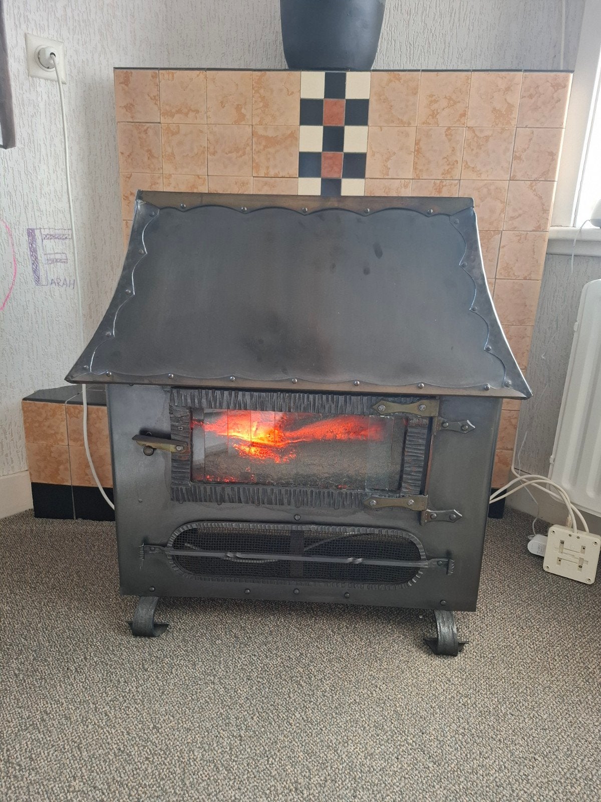 vintage sierhaard antiek, Huis en Inrichting, Ophalen, Zo goed als nieuw, Vrijstaand, Overige soorten