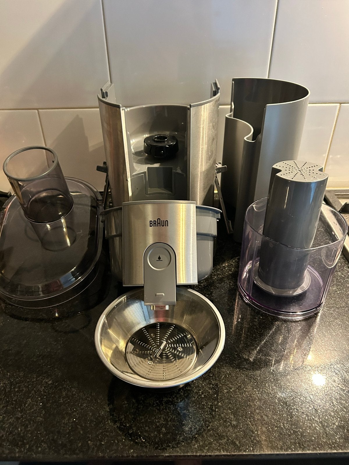 Braun sapcentrifuge - Type 4294, 1000W, Ophalen, Gebruikt