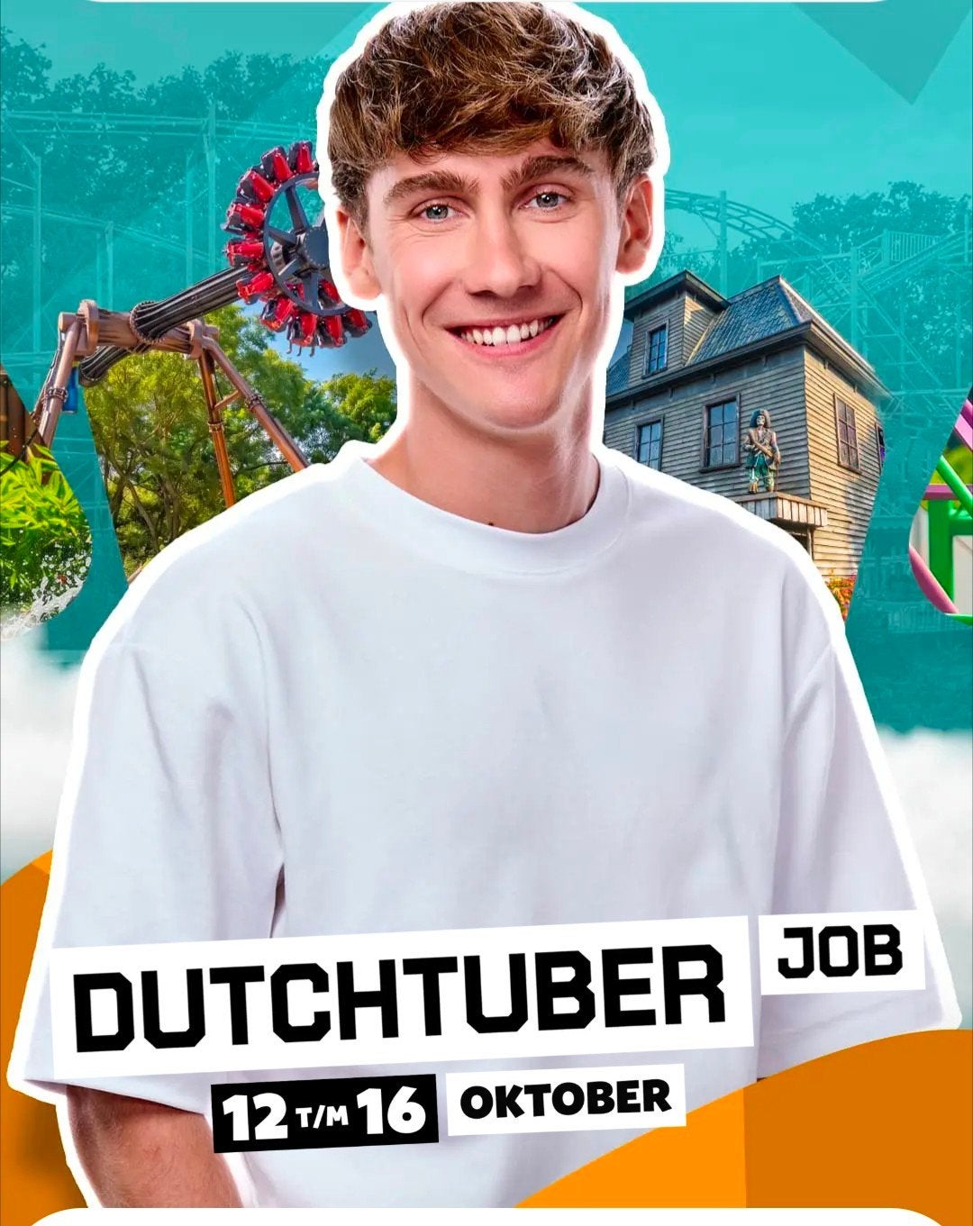 2 kaartjes dutchtuber in duinen zathe 14 oktober, Twee personen, Ticket of Toegangskaart