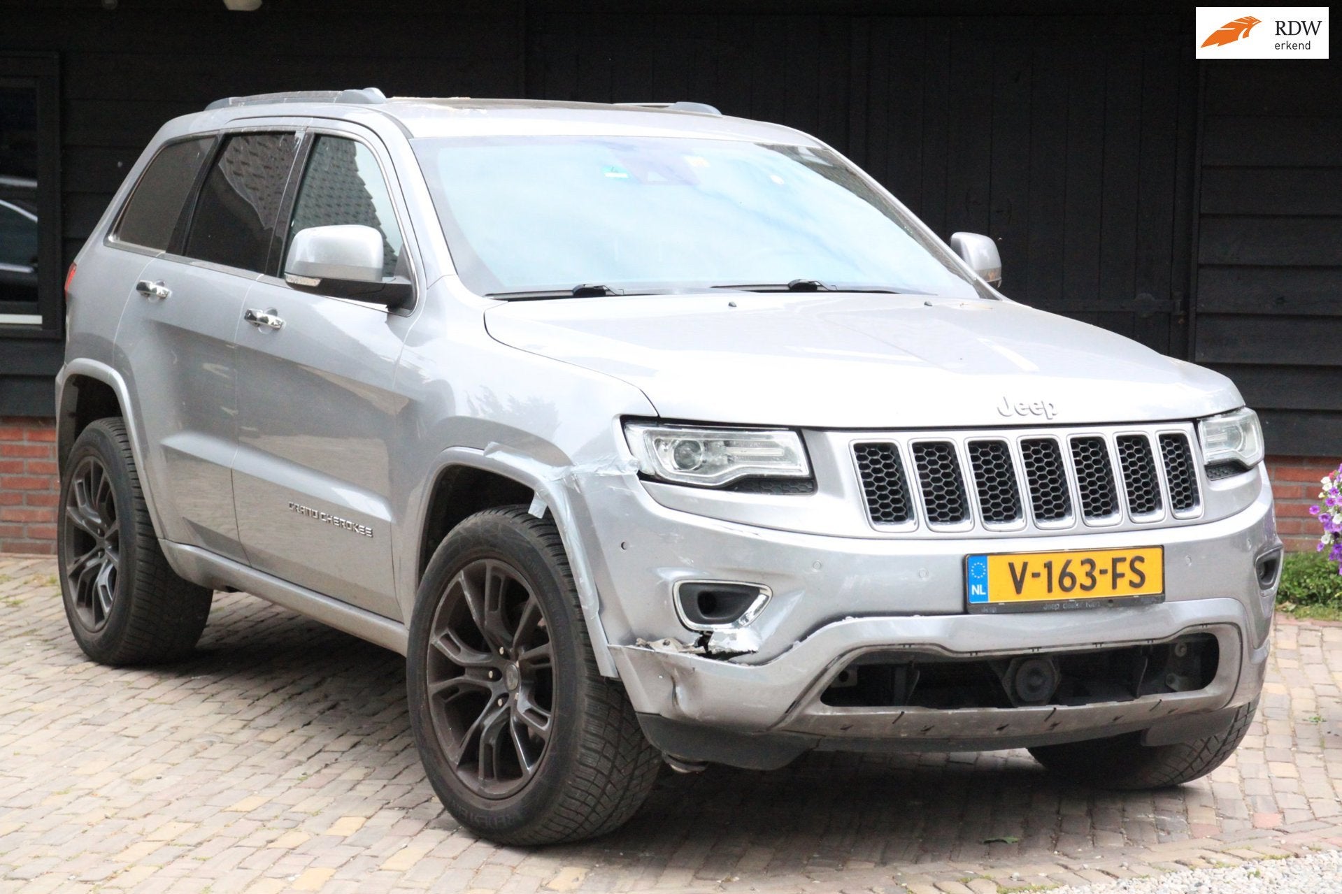 Jeep Grand Cherokee 3.0 CRD Overland Elek-Dak/Camera/Leer/Na, Auto's, Bestelauto's, Jeep, Gebruikt, 2987 cc, Bedrijf