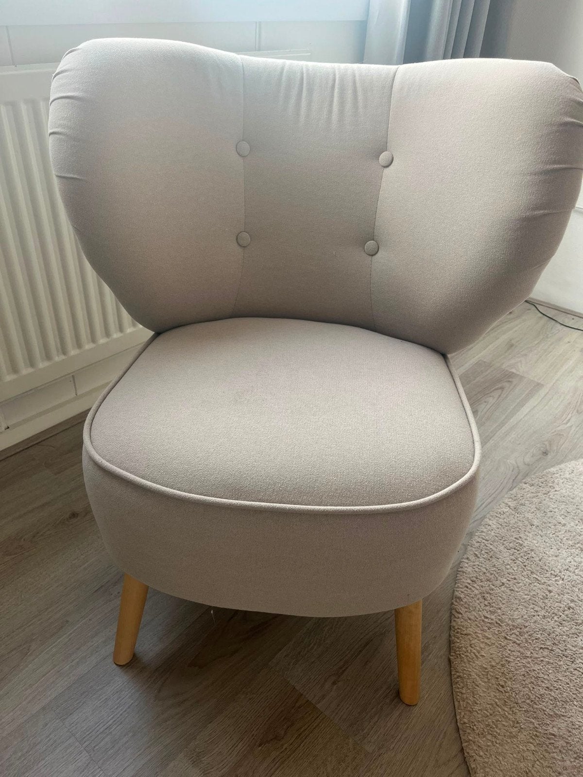 mooie stoel/ fauteuil, Ophalen of Verzenden, Zo goed als nieuw, 75 tot 100 cm, 50 tot 75 cm