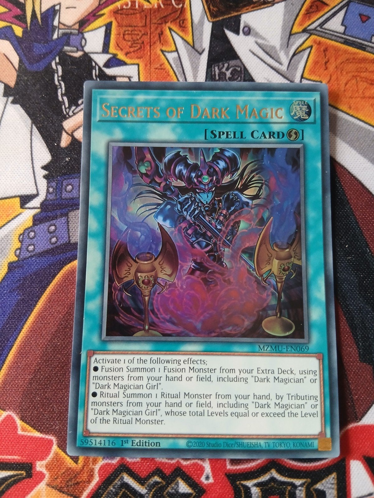 Secrets of Dark Magic - Ultra Rare MZMU - Yu-Gi-Oh, Hobby en Vrije tijd, Verzamelkaartspellen | Yu-gi-Oh!, Ophalen of Verzenden