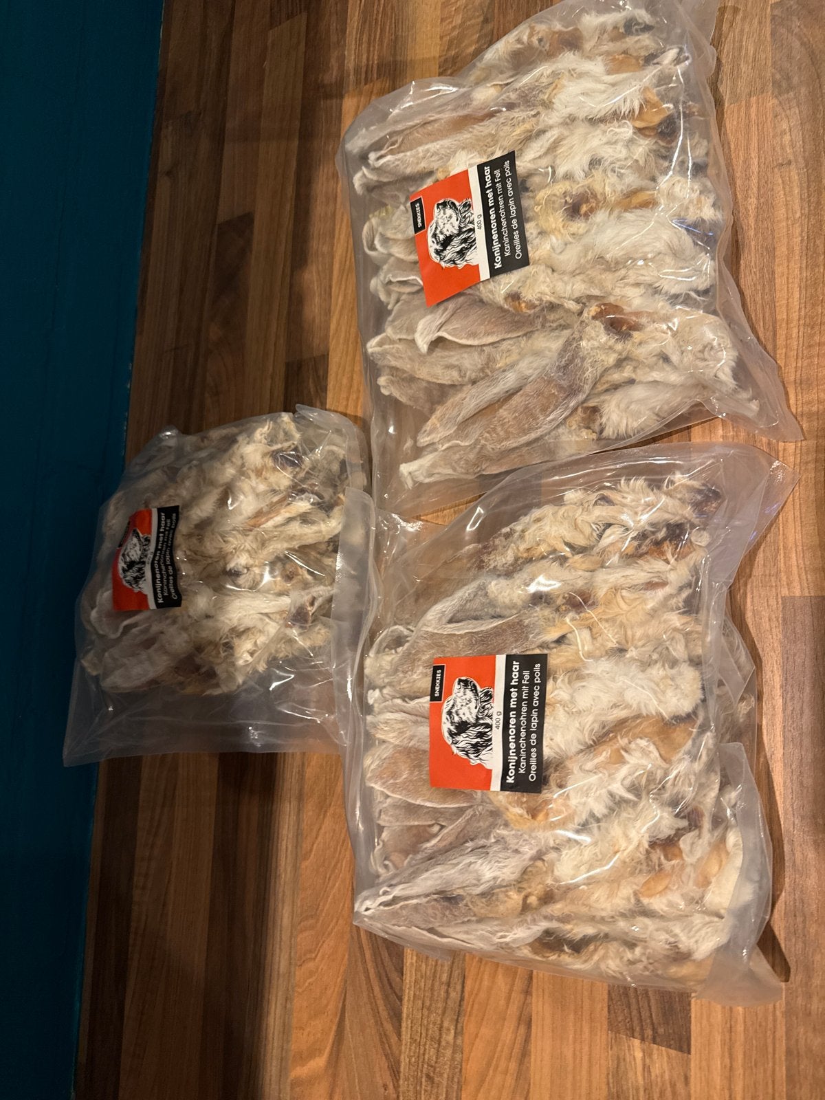 Honden snacks: konijnenoren, Dieren en Toebehoren, Ophalen of Verzenden