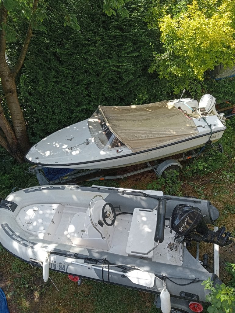 boten en auto, Watersport en Boten, Speedboten, Gebruikt, Benzine, Minder dan 70 pk, Buitenboordmotor, Polyester, Met afstandsbediening