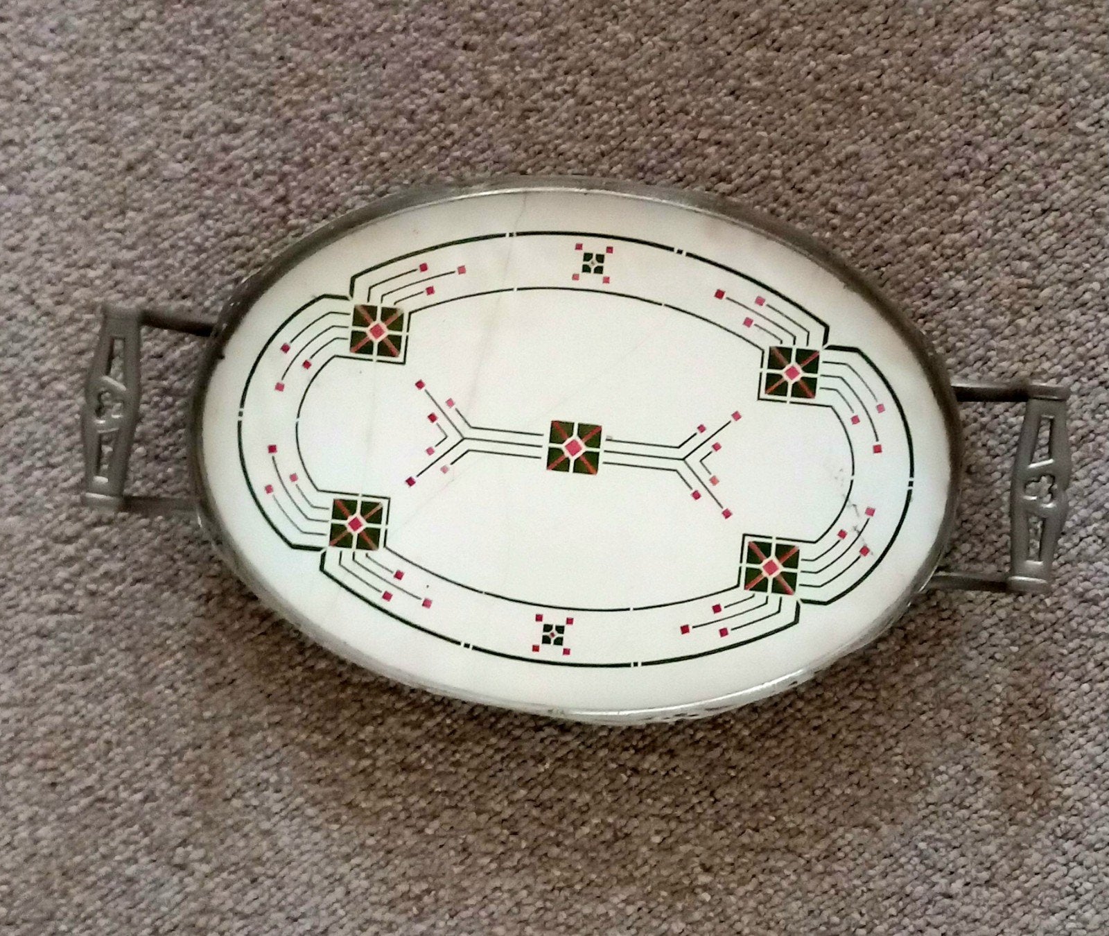 Art-deco- dienblad / jaren 20, Ophalen of Verzenden
