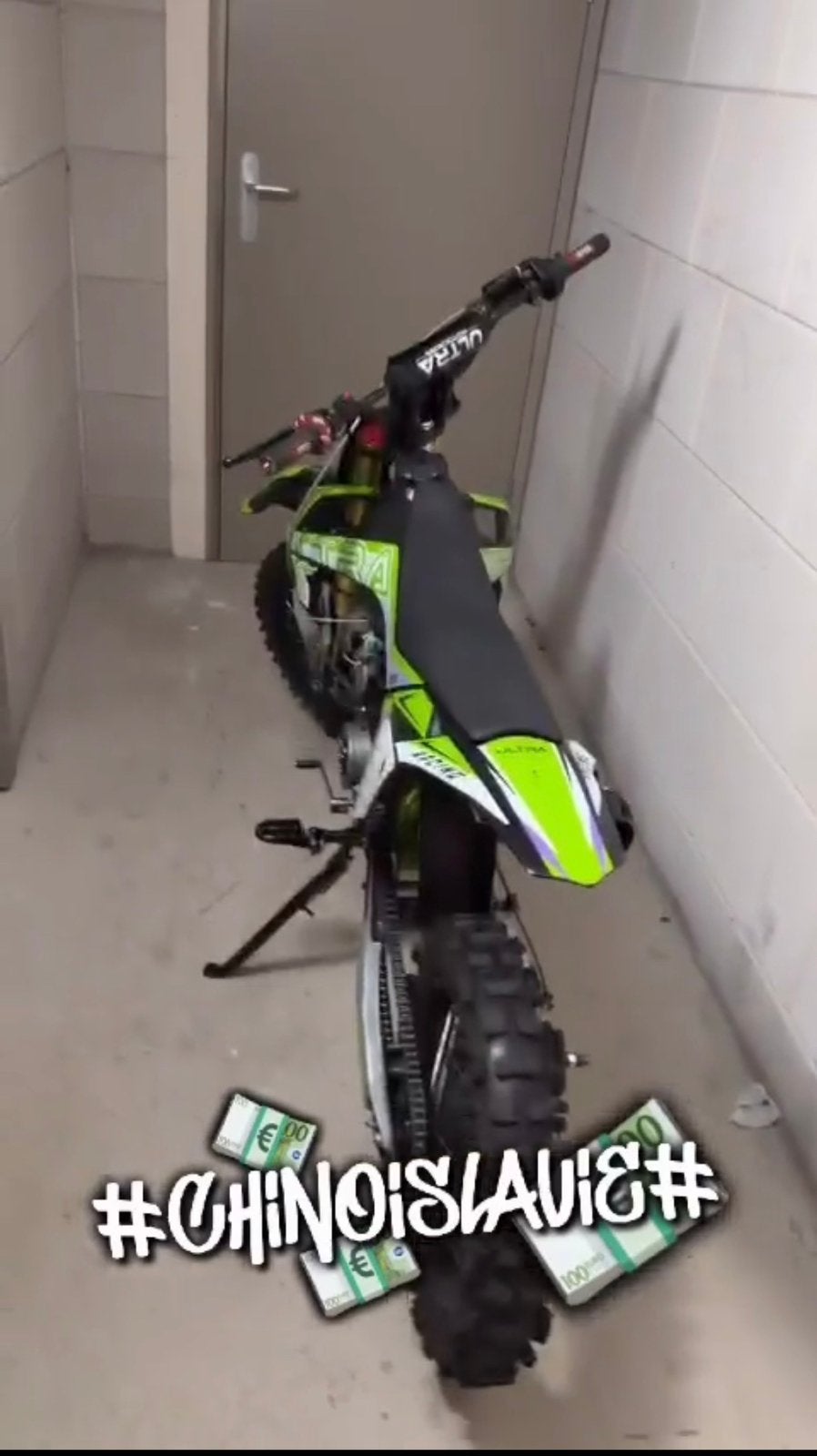 Ultra motocross 125cc groen, Ophalen of Verzenden, Zo goed als nieuw, Overige merken