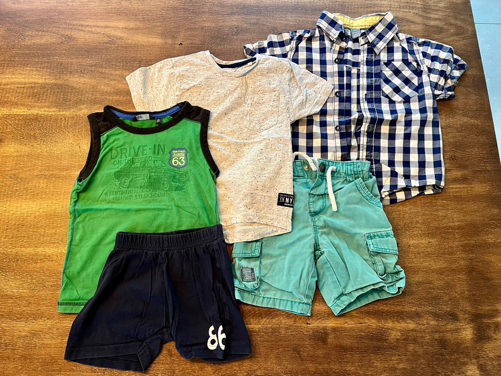 Kledingsets zomer maat 92/98 jongenskleding, Ophalen of Verzenden, Gebruikt, Maat 92