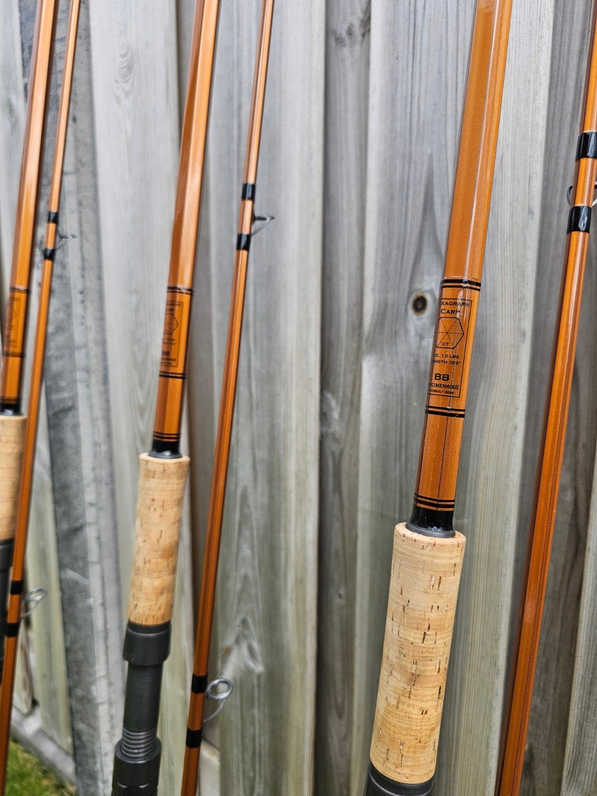 3x Hexagraph (B&W) BB Specimen rods Bart Bakker - UNIEK!, Ophalen, Werphengel
