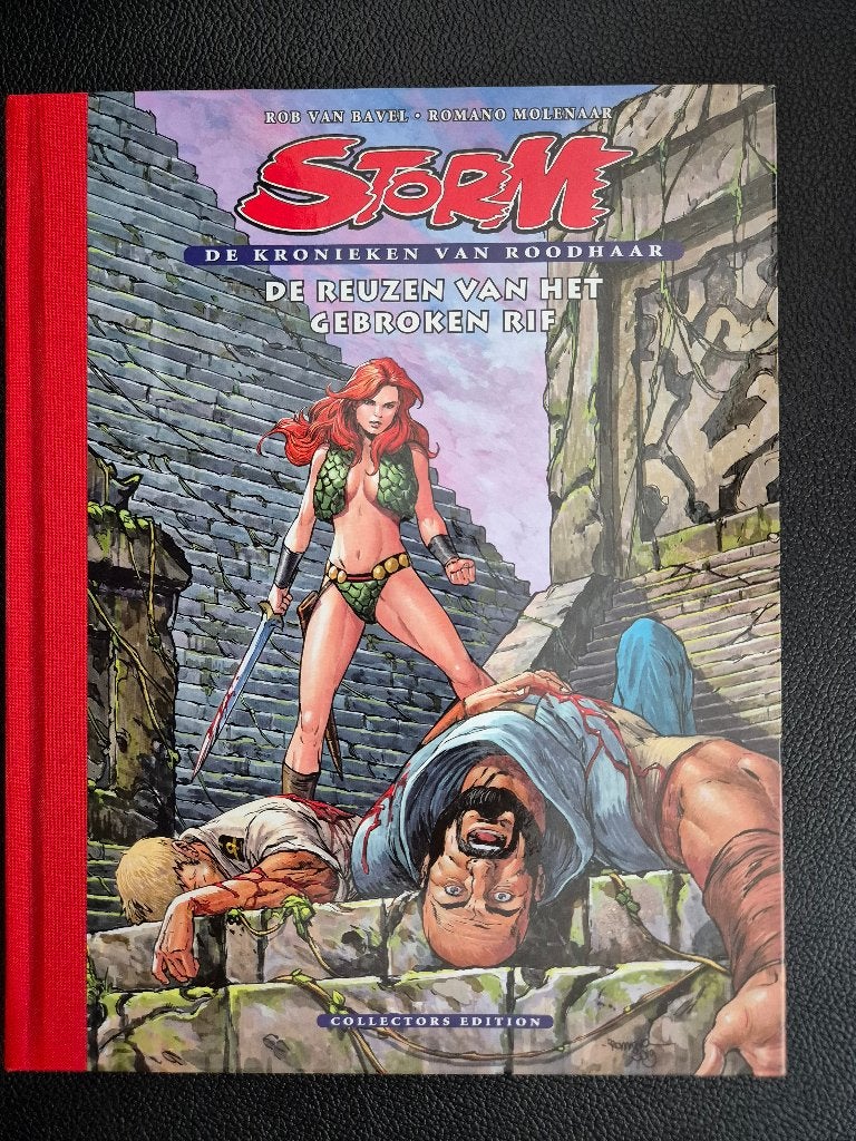 Storm De reuzen van het Gebroken Rif luxe HC 2019+ portfolio, Boeken, Verzenden, Romano Molenaar, Eén stripboek, Zo goed als nieuw