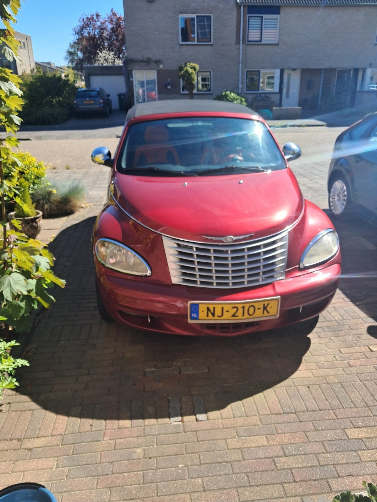 Chrysler PT Cruiser 2.4 I 16V Cabrio 2004 Rood, Auto's, Chrysler, Voorwielaandrijving, 450 kg, Cabriolet, 10 km/l