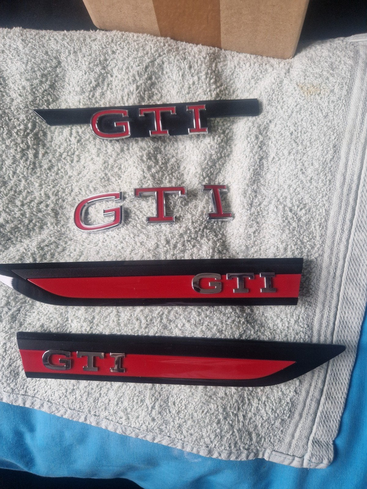 Originele Emblemen & Side Sticker Golf 8/8.5 Clubsport, Ophalen of Verzenden, Nieuw, Voor, Bumper