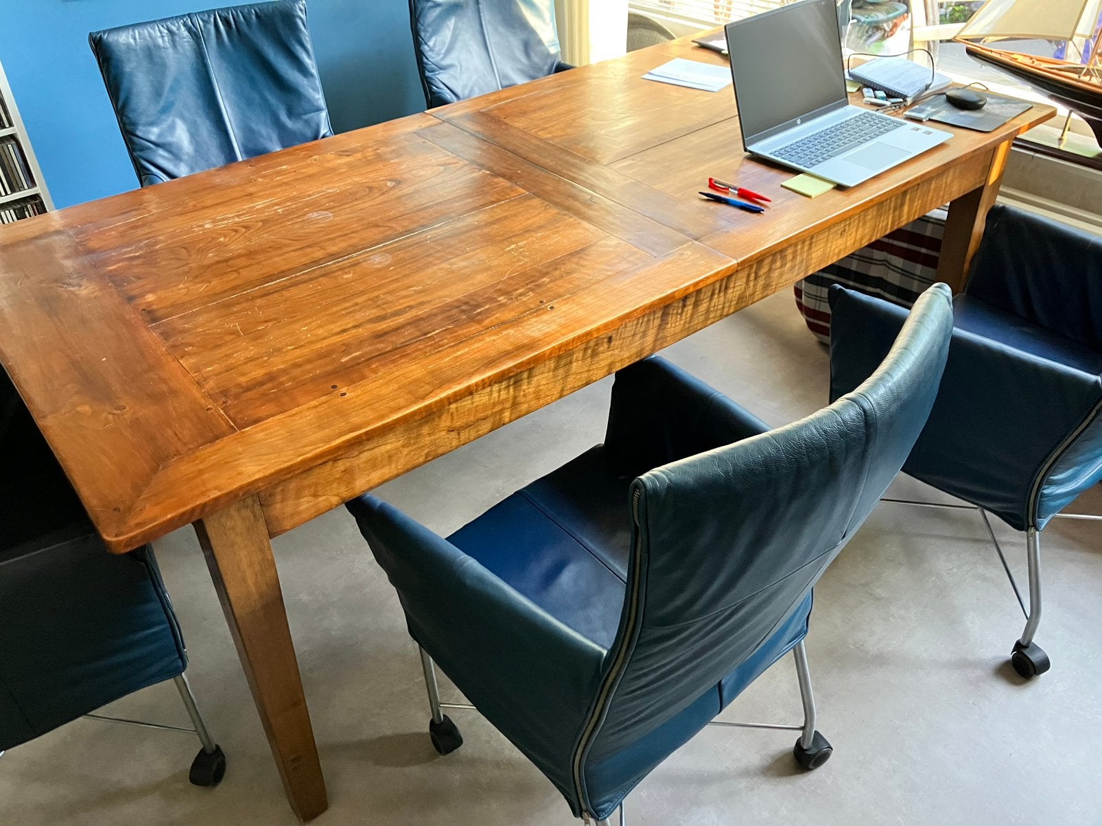 Eettafel, Huis en Inrichting, Ophalen, Gebruikt, Landelijk klassiek, 200 cm of meer