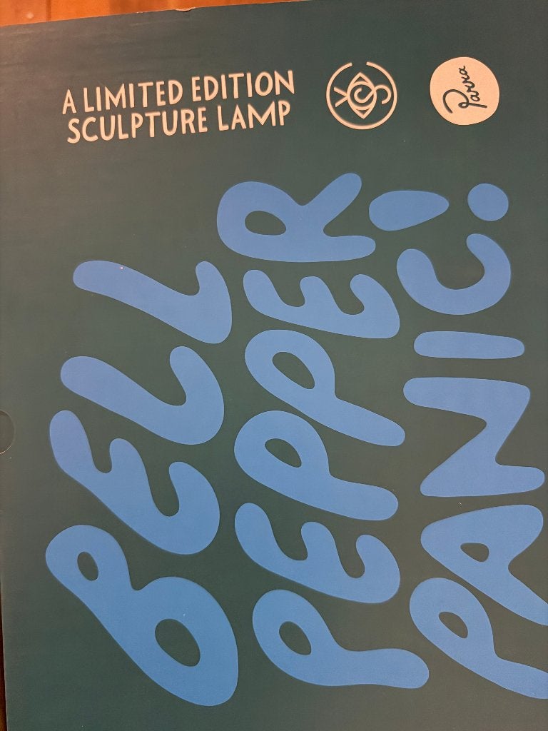 Parra x Case Studyo – Bell Pepper Panic Lamp 2022, Ophalen of Verzenden, Lamp, Rood, Kunststof