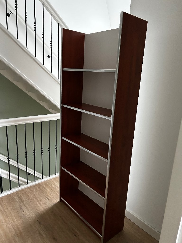 Boekenkast (Kersenhout), Ophalen, 50 tot 100 cm, Zo goed als nieuw, Kersenhout