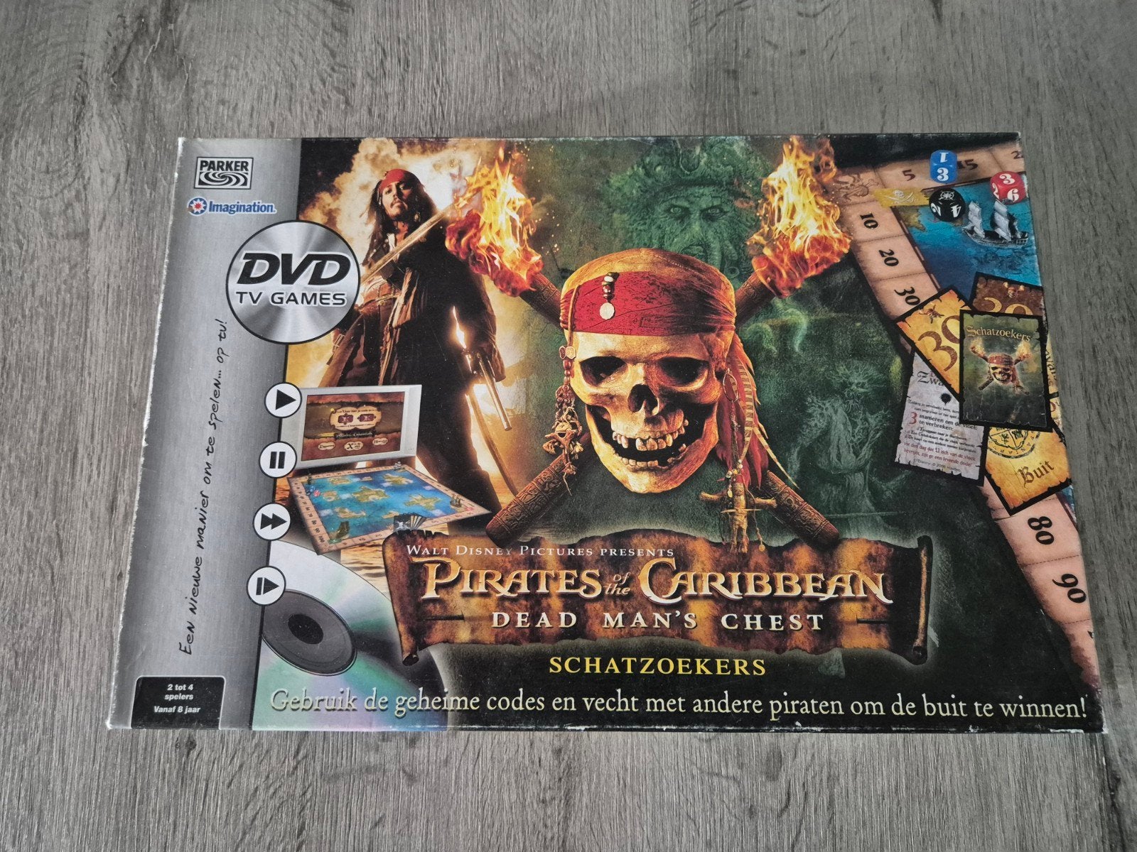 Pirates of the caribbean bordspel, Hobby en Vrije tijd, Gezelschapsspellen | Bordspellen, Ophalen of Verzenden