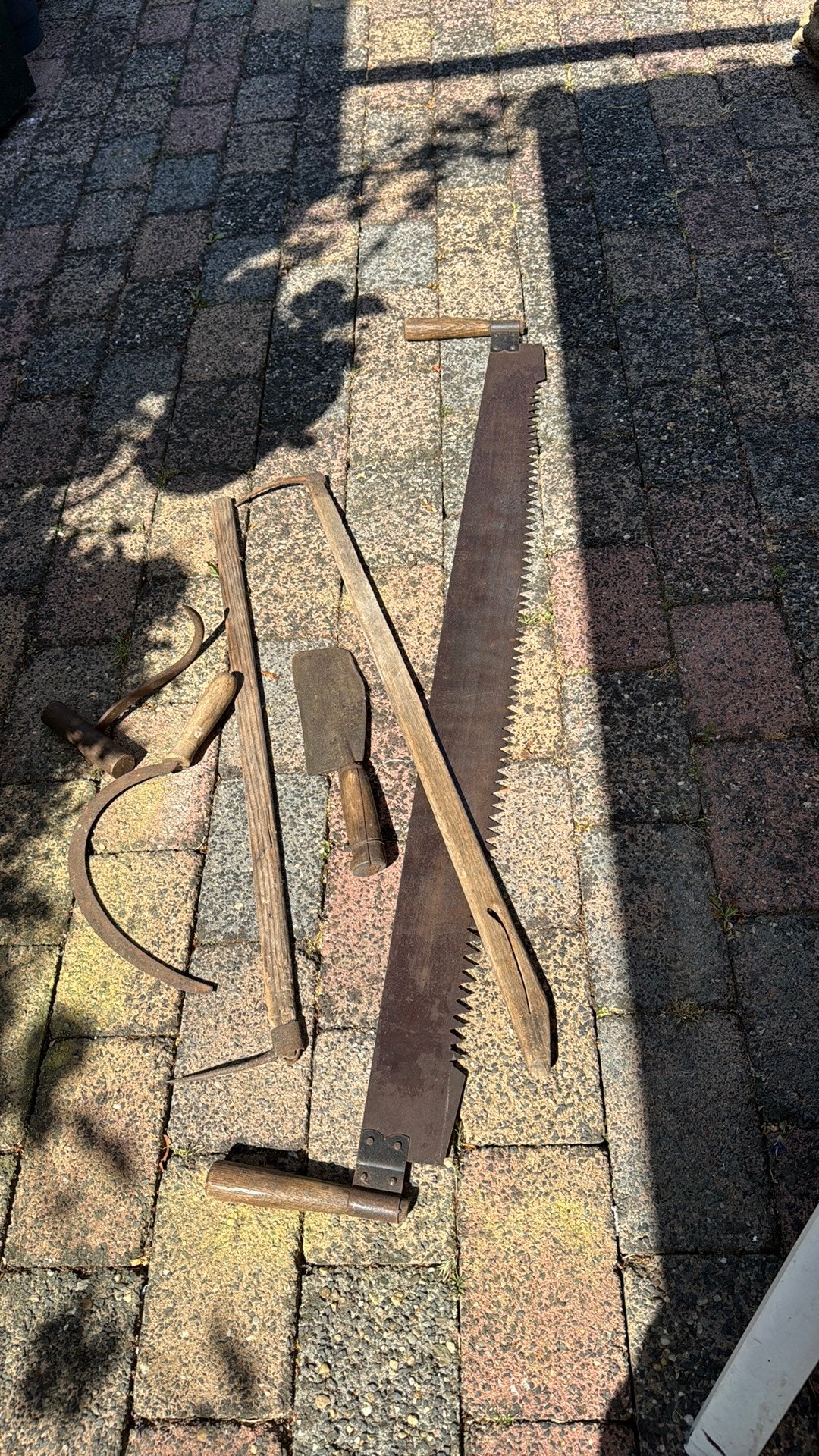 6 stuks antieke gereedschappen, Ophalen