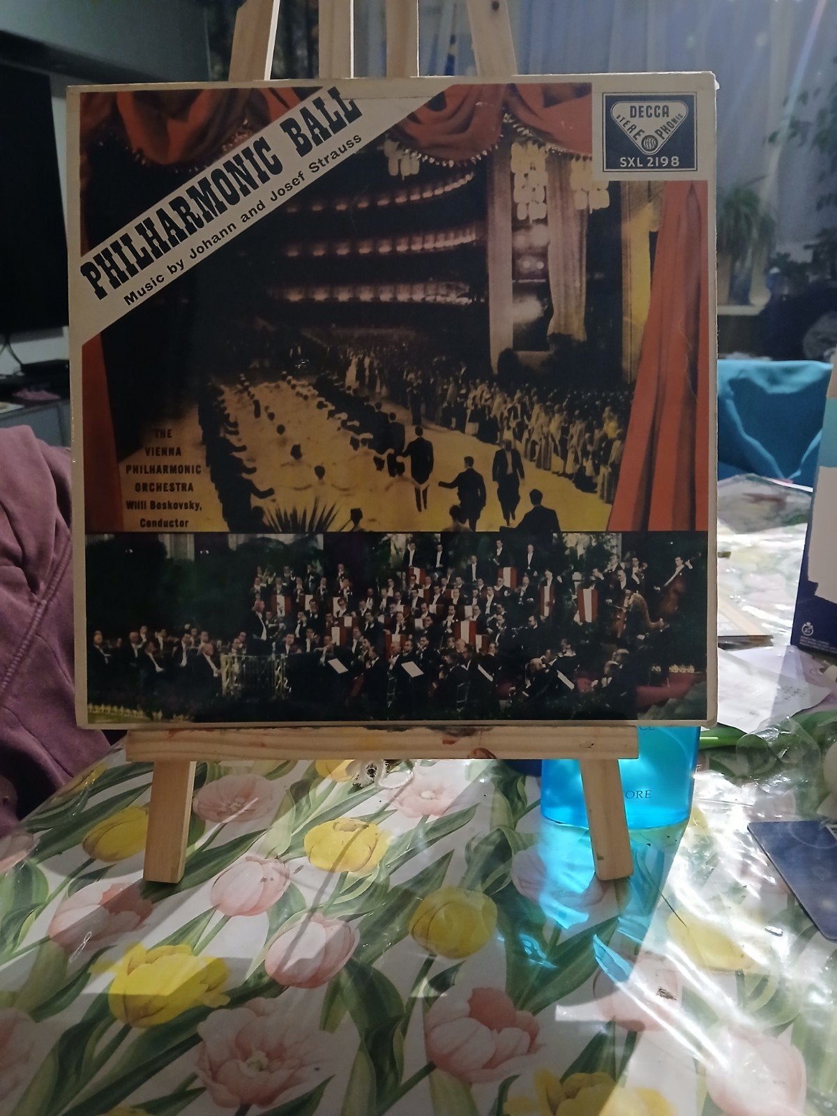 Philharmonic Ball Johann & Josef Strauss LP (Decca SXL 219, Cd's en Dvd's, Vinyl | Klassiek, Ophalen of Verzenden, Romantiek, Gebruikt