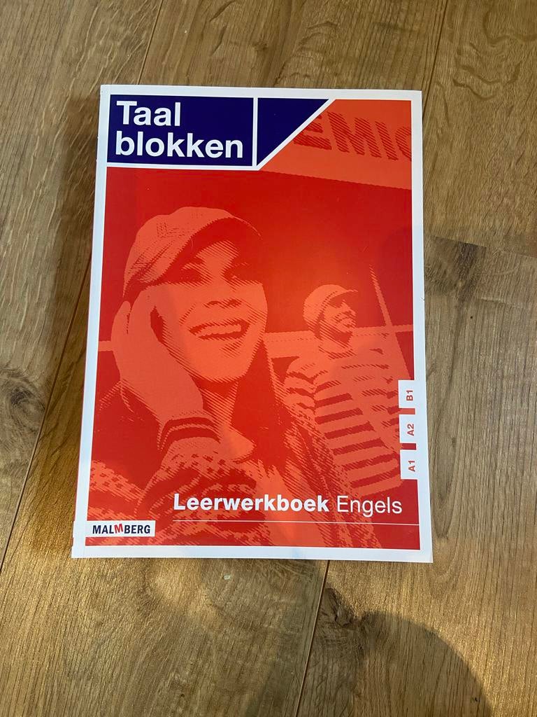 Taalblokken Leerwerkboek Engels A1-B1 - Malmberg, Ophalen of Verzenden, Zo goed als nieuw, Non-fictie