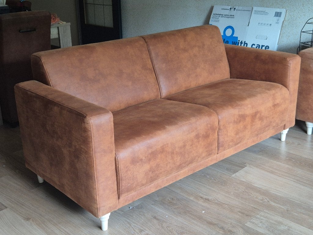 Bank, Huis en Inrichting, Banken | Bankstellen, Ophalen, Gebruikt, 150 tot 200 cm, Tweepersoons
