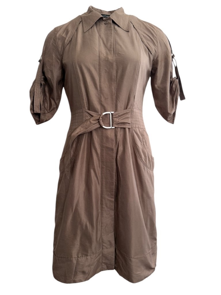 Luisa Cerano jurk M, Kleding | Dames, Jurken, Maat 38/40 (M), Beige, Ophalen of Verzenden, Zo goed als nieuw
