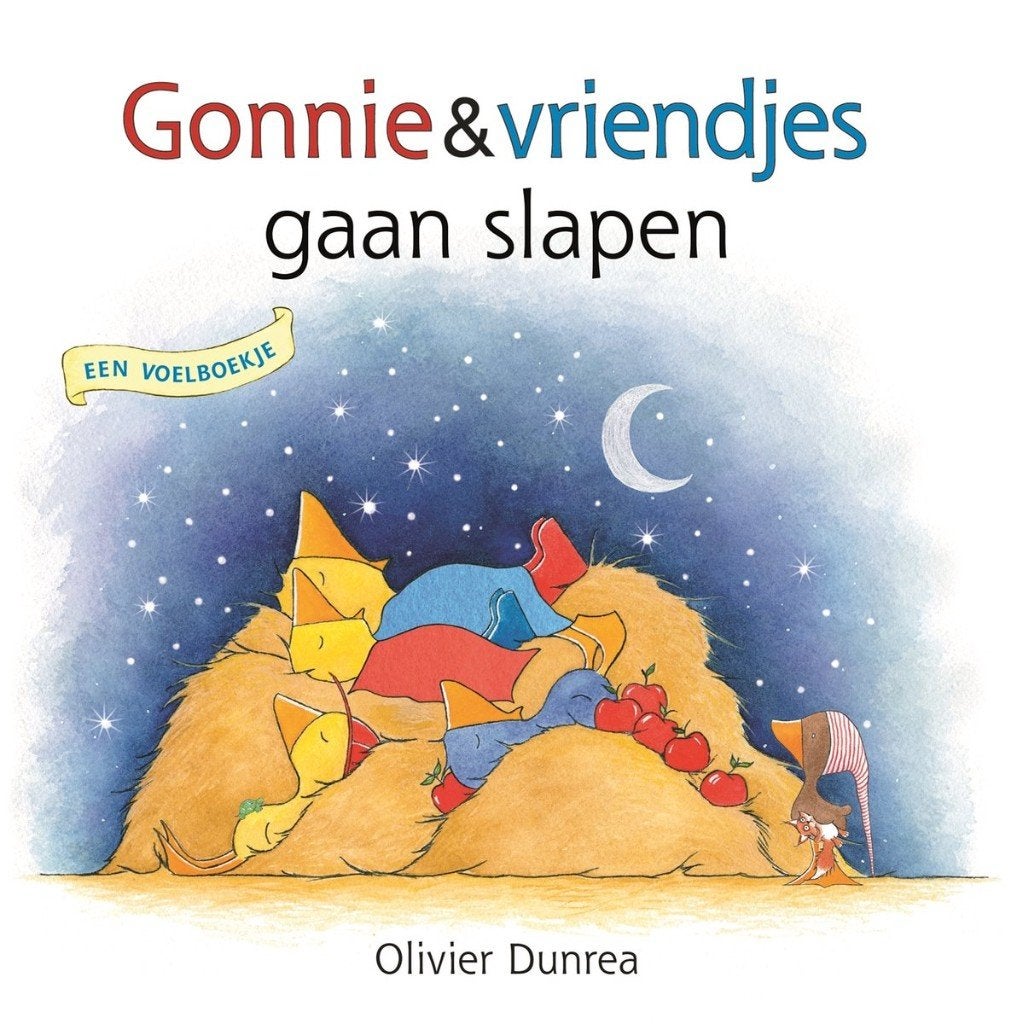 Gonnie&vriendjes gaan slapen - een voelboekje, Ophalen of Verzenden, Zo goed als nieuw, Olivier Dunrea