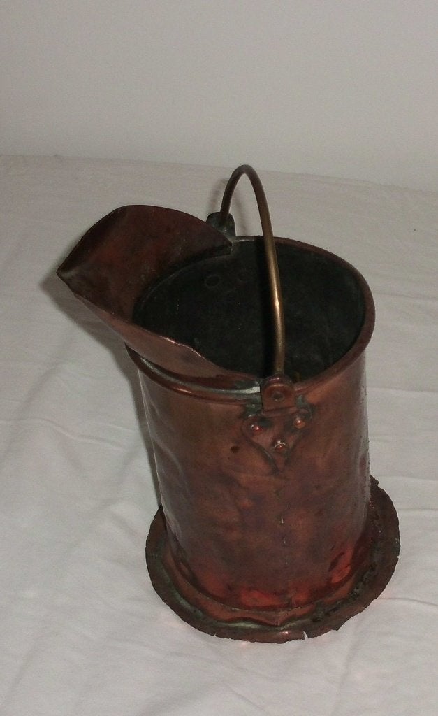 Antieke rood koperen water kan . Geen maatkan ., Antiek en Kunst, Ophalen of Verzenden, Koper