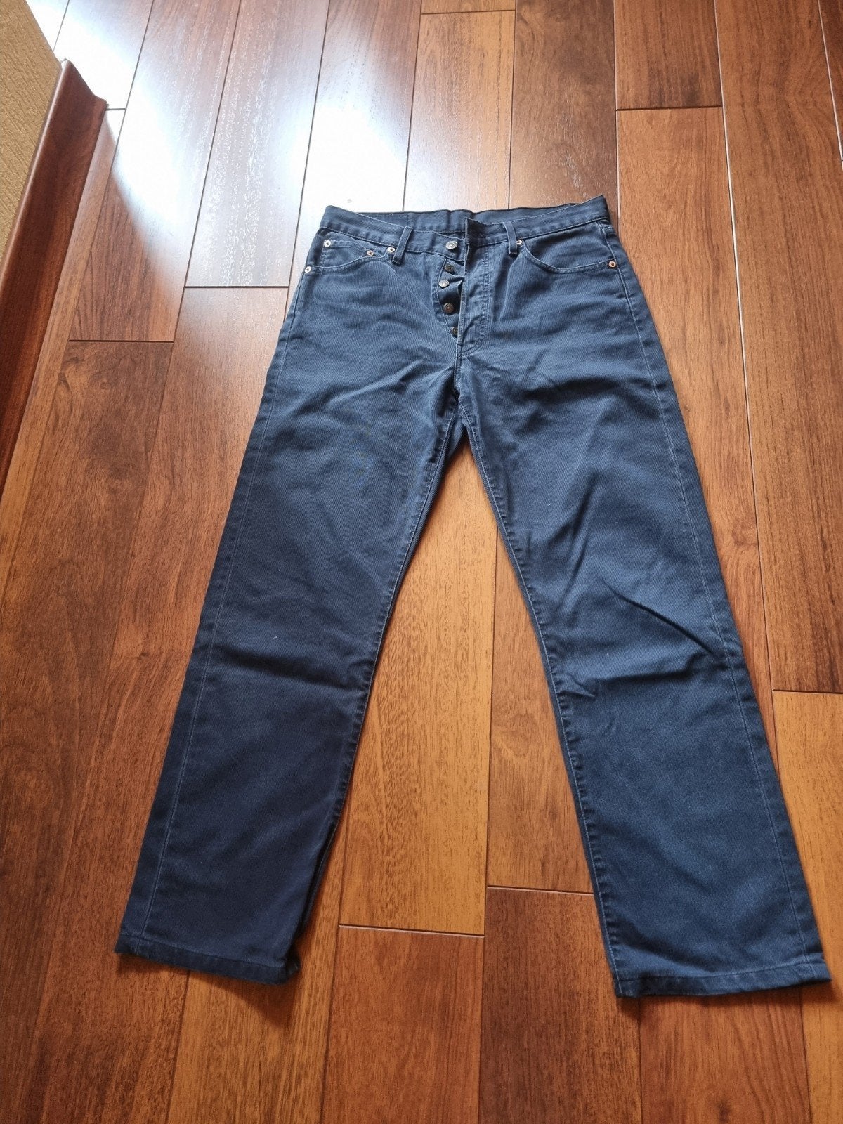 Levi's 551 Corduroy Jeans W33 L32 - Zo goed als nieuw, Levi's, Zwart, Ophalen of Verzenden, Zo goed als nieuw