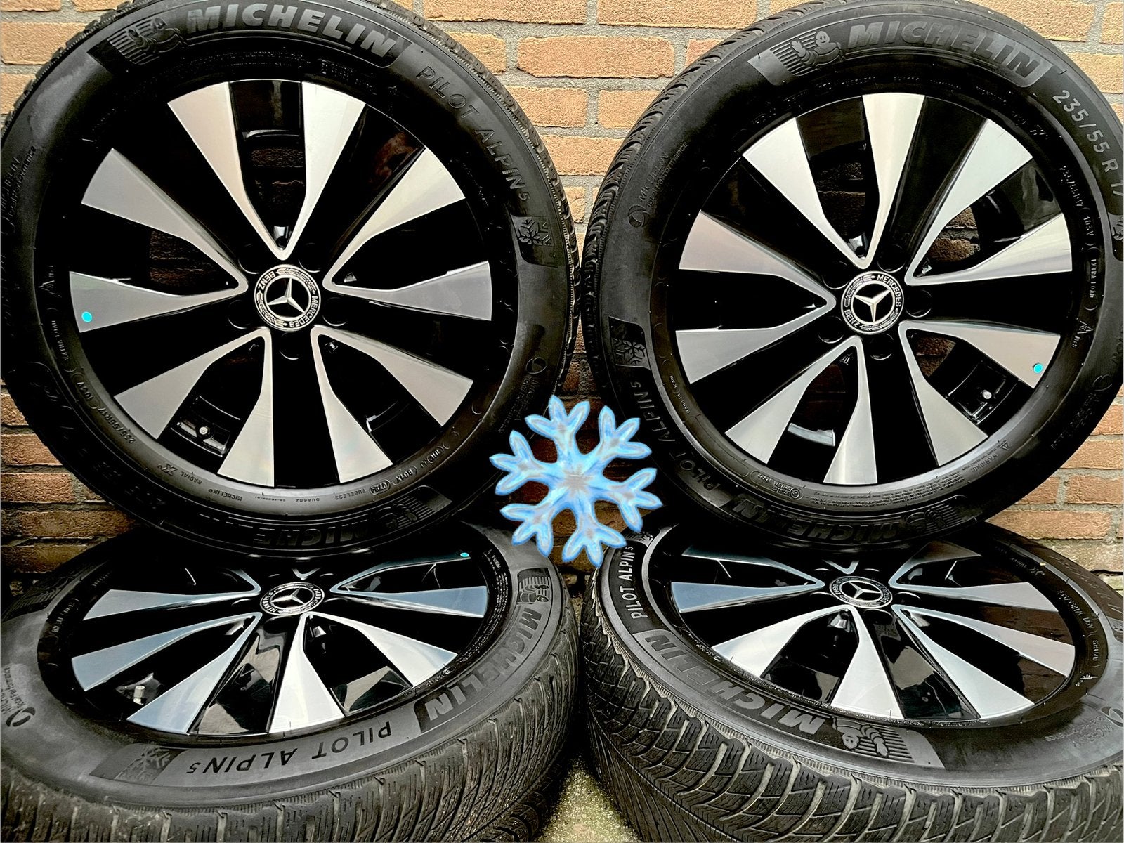 235 55 17 “” Orig Metcedes Vito V-klasse EQV Michelin wint., Banden en Velgen, 17 inch, 235 mm, Bestelwagen
