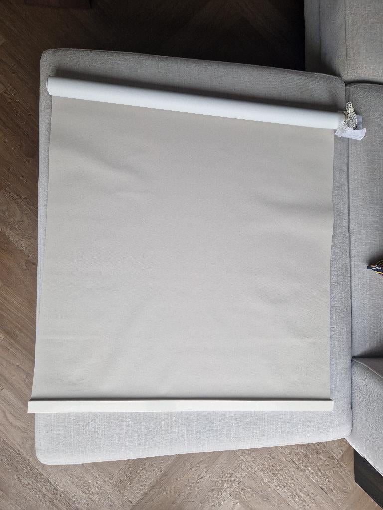 Rolgordijn Naturel Beige Verduisterend, Huis en Inrichting, Stoffering | Gordijnen en Lamellen, Nieuw, 150 tot 200 cm, 50 tot 100 cm