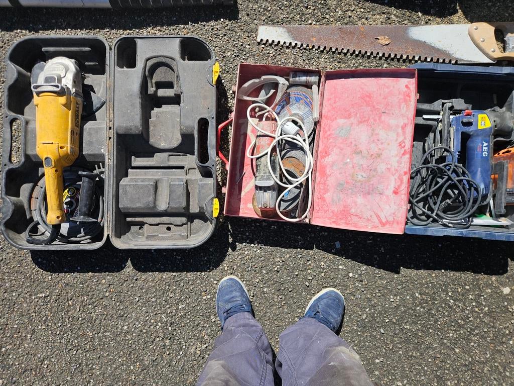 Diverse slijpmachines en gereedschap, Ophalen of Verzenden