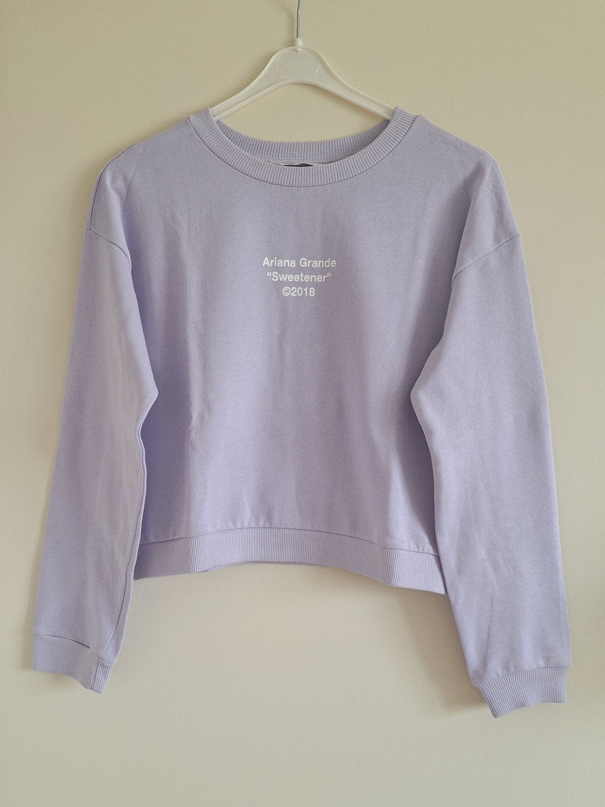Paarse trui/sweater Ariana Grande maat 158-164, Meisje, Trui of Vest, H&M, Ophalen of Verzenden