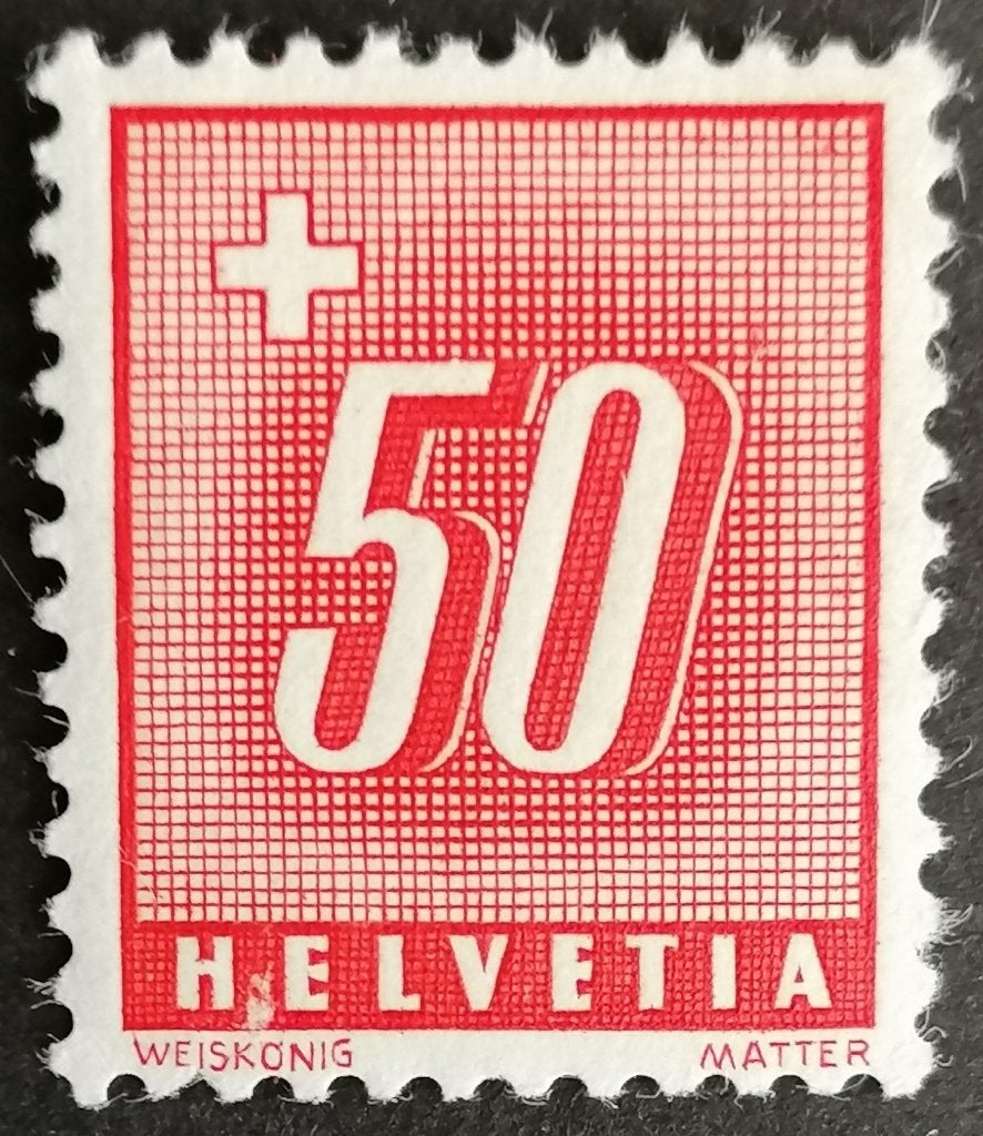 Zwitserland nr. 74 Port (postfris met plakker), Postzegels en Munten, Verzenden