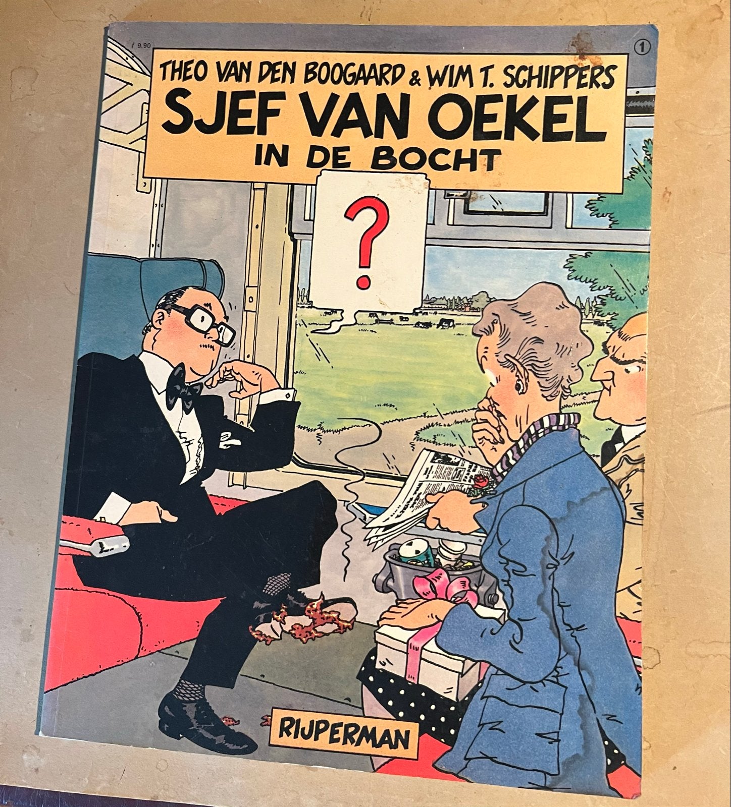 Sjef van Oekel in de Bocht - Theo van den Boogaard, Eén stripboek, Ophalen of Verzenden, Gelezen
