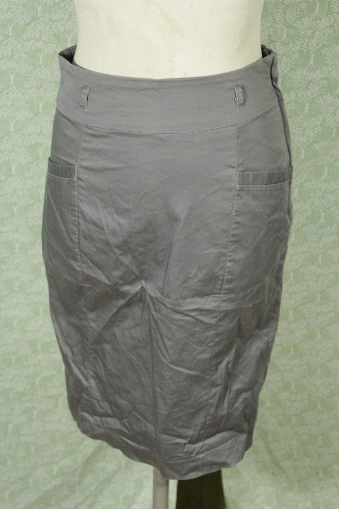 Nette grijze rok.Mt 36.Merk H&M, Kleding | Dames, Rokken, ., Ophalen of Verzenden, Zo goed als nieuw, Knielengte