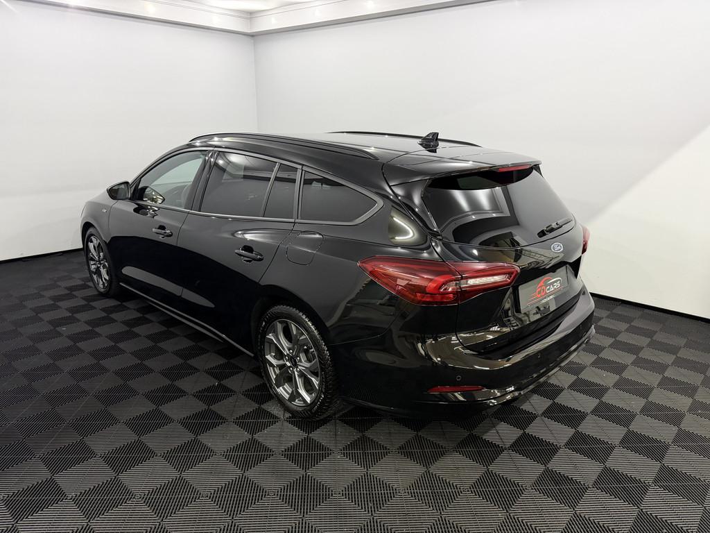 Ford Focus 1.0 EcoBoost Hybrid ST Line Camera, Navi, Clima,, Stof, Gebruikt, Lane Keeping Assist, Zwart