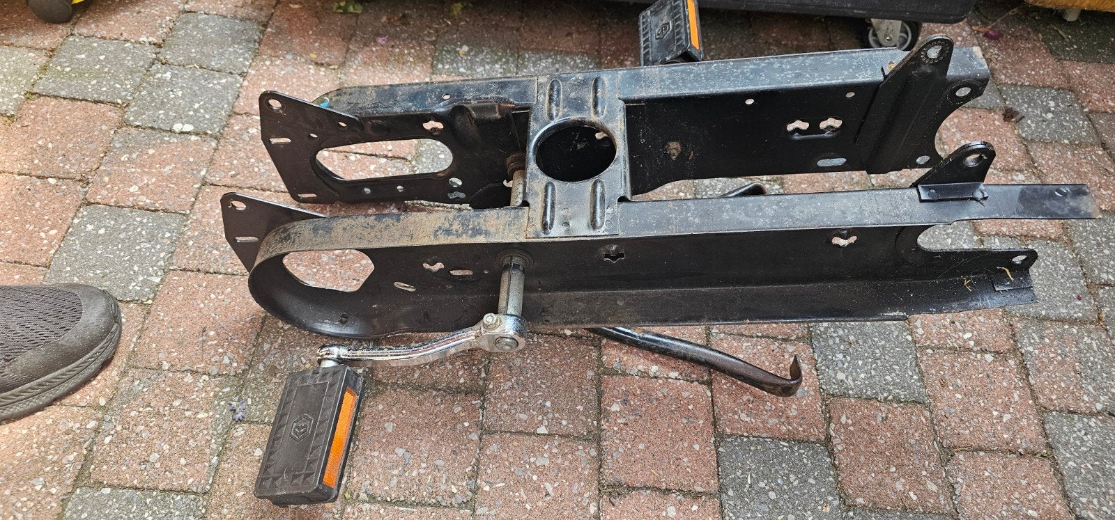 vespa si / ciao achterbrug met standaard en trappers, Ophalen of Verzenden, Gebruikt